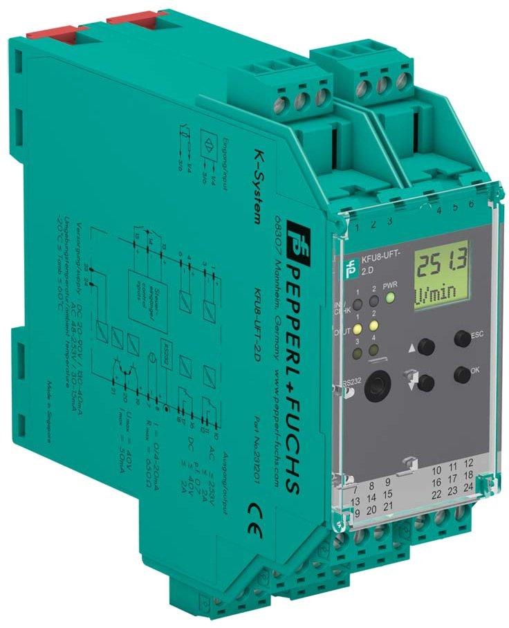 Frequenzmessumformer mit Drehrichtungs- und Schlupfmeldung 2-Kanal