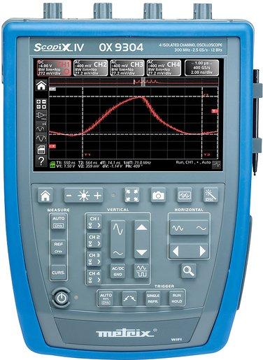 Scopix IV Oszilloskop / Multimeter 4 Kanäle 300 MHz