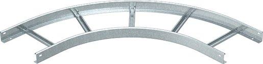 Bogen 90° für Kabelleiter 60x600mm Stahl bandverzinkt