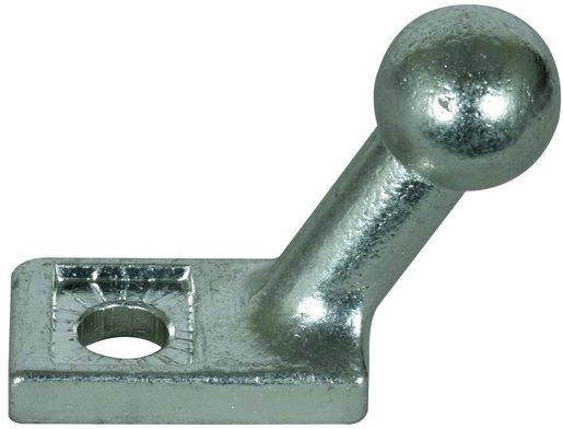 Kugelfestpunkt D 25mm schräg m. Anschlusslappen 50 x 30 x 9 mm