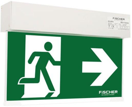 Rettungszeichenleuchte A3 Autotest AT2 3/8h 25m weiß