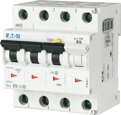FI/LS 16A 30mA LS-Kennlinie-C 3p+N FI-Char: A