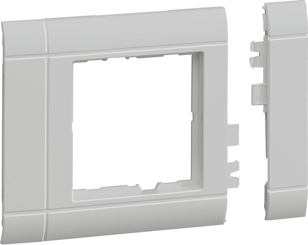 Rahmenblende modular Oberteil 80mm halogenfrei lichtgrau RAL 7035