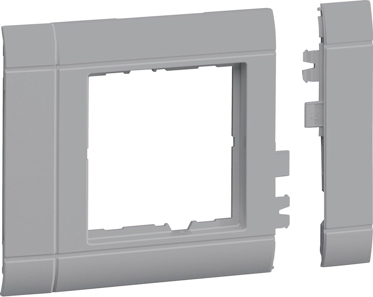 Rahmenblende modular Oberteil 80mm halogenfrei lackiert Aluminium RAL 9006