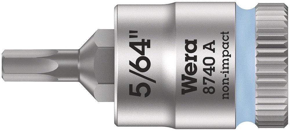 Zyklop Bitnuss mit 1/4"-Antrieb für Innensechskantschrauben 5/64"