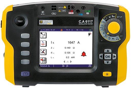 Installationstester C.A 6117 für ComBuilding inkl. Zubehör