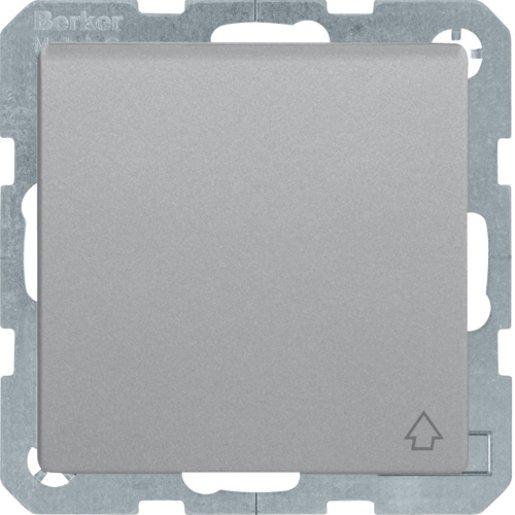 Steckdose SCHUKO mit Klappdeckel Q.1/Q.3 alu samt lackiert