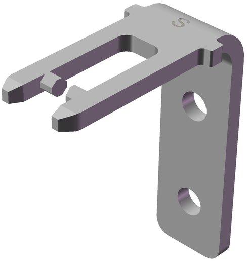 Betätiger aus Niro Stahl Türradius min. 1000mm