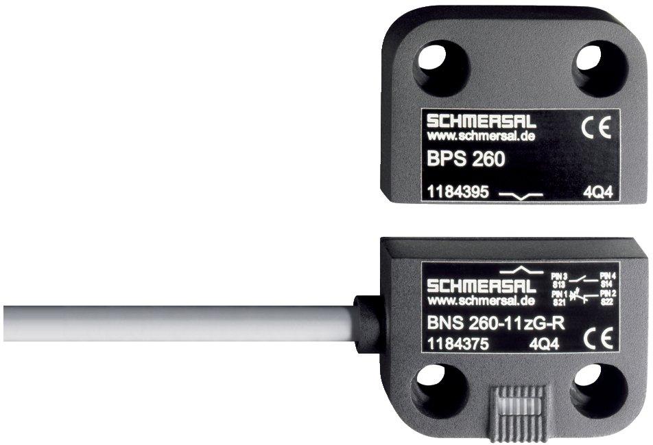 Sicherheits - Sensor magnetische Betätigung in Kunststoff 1m Kabel