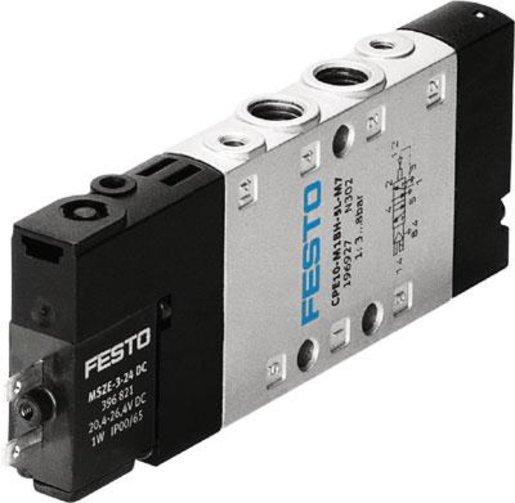 Magnetventil 5/2 Wege monostabil Baubreite 14 mm für 350 l/min