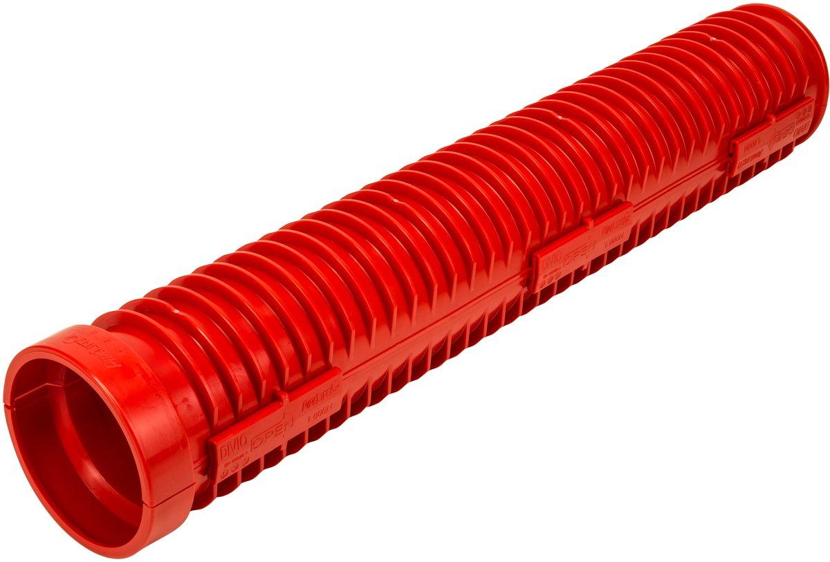 Halbrohr L 1100mm DN150 PP 1000N rot