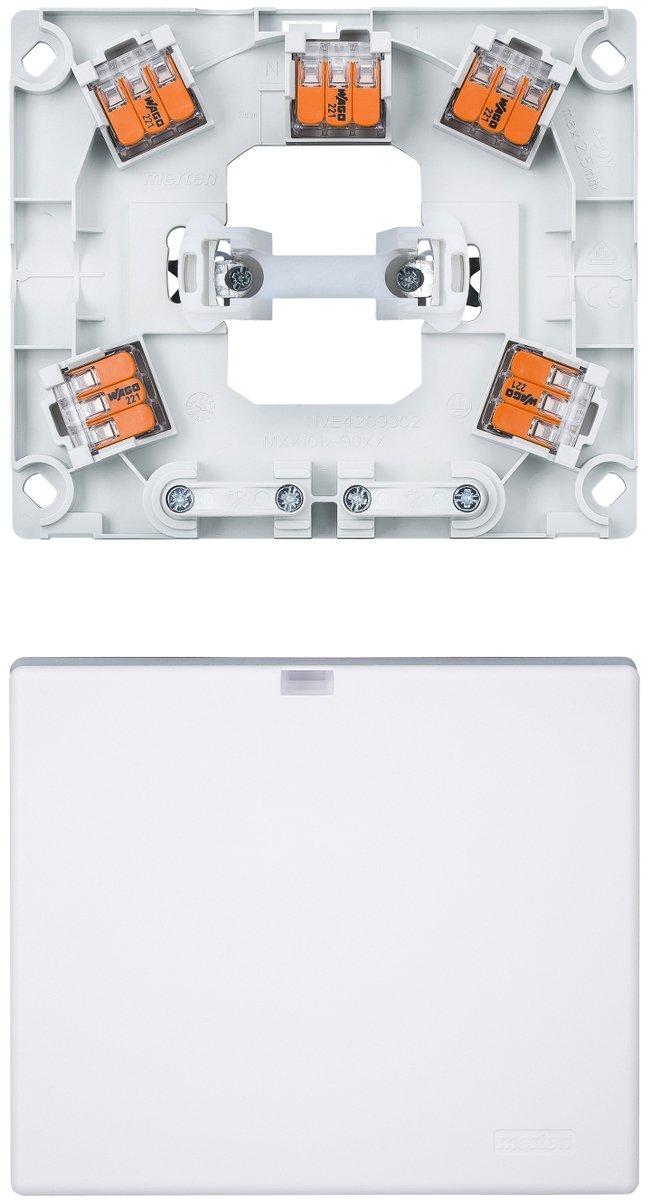 Herd- und Geräteanschlussdose UP 2 Ausgänge mit Steckklemmen Unterputzmontage