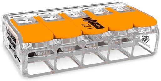 COMPACT 5-Leiterklemme 5fach x 0,5-6mm²