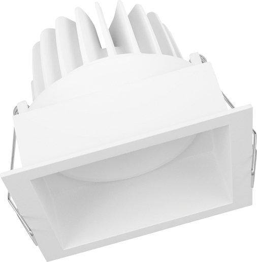LED-Einbaustrahler SPOT LED SQUARE DARKLIGHT ADJUST 8W 3000K 650lm 36° weiß