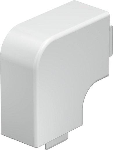 Flachwinkelhaube 40x60mm PC/ABS reinweiß