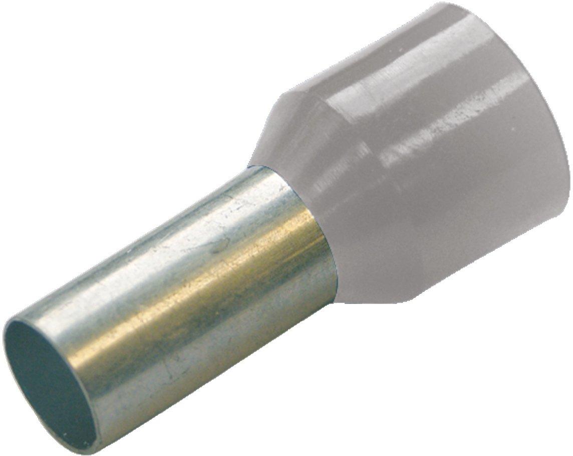 Aderendhülse isoliert 0,75 mm² / L 8 mm grau
