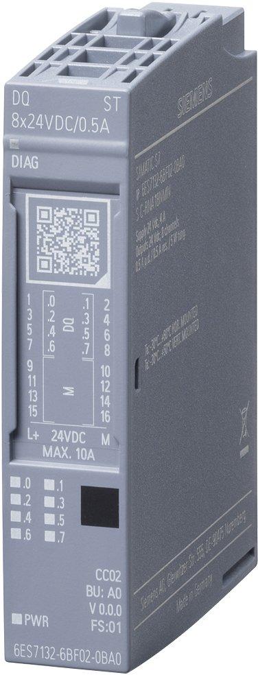 SIMATIC ET 200SP digitales Ausgangsmodul DQ 8x 24V DC / 0.5A Standard