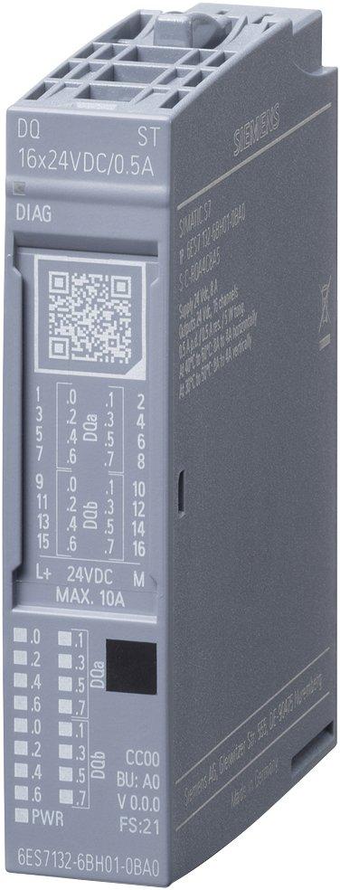 SIMATIC ET 200SP digitales Ausgangsmodul DQ 16x 24V DC / 0,5A Standard
