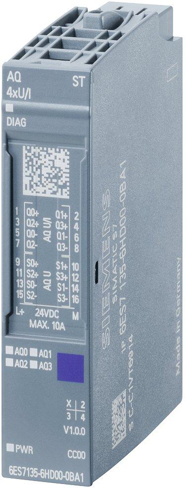 SIMATIC ET 200SP analoges Ausgangsmodul AQ 4x U/I Standard passend