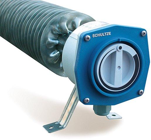 Rippenrohrheizofen automatik, 3000 W 230 V, Edelstahl, IP66/67
