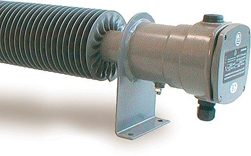 Ex-Rippenrohrheizgerät, lackiert, 2000W 230V, T3, L=2360mm, IP66