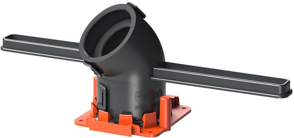 Wand- und Deckenkrümmer 30° M32/M40 mit Flügel Betonbau
