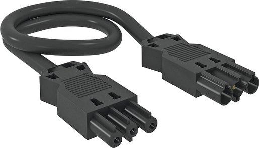 Verlängerungsleitung Querschnitt 3x2,5 mm² L 3000mm schwarz