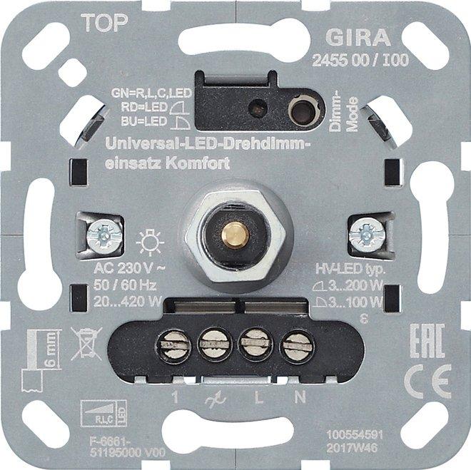 S3000 Universal-LED-Drehdimmeinsatz Komfort
