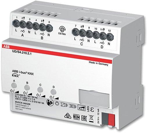 Mehrkanal-Universaldimmaktor LED 4x210W/VA 6TE