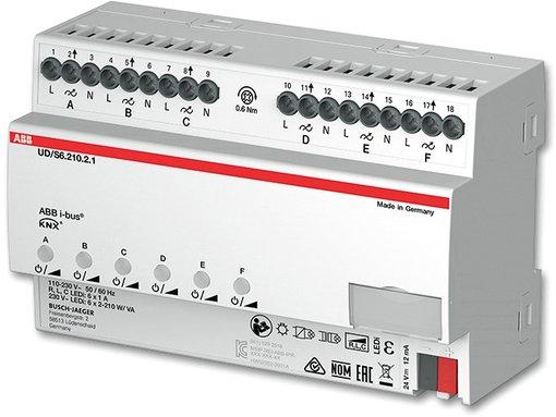 LED-Universaldimmaktor 6 x 210 W/VA 8TE KNX