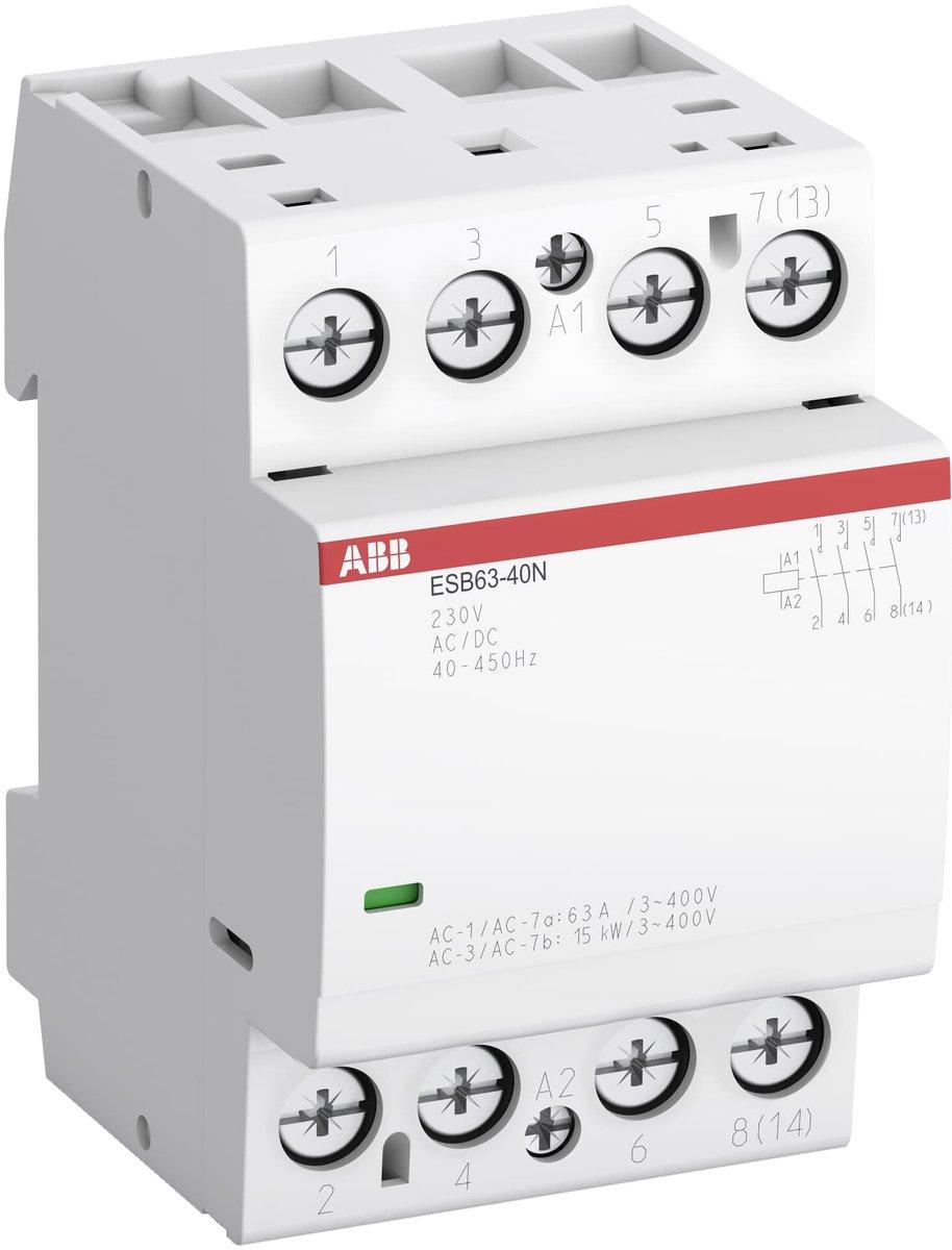 ESB Installationsschütz brummfrei für 24 V AC/DC 63 A - 4 Schließer