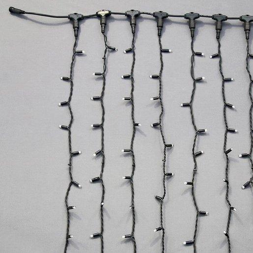 Drape Lite QF+ 300 LED weiß 2m x 1,5m schwarzes Kabel 220-240V 35W