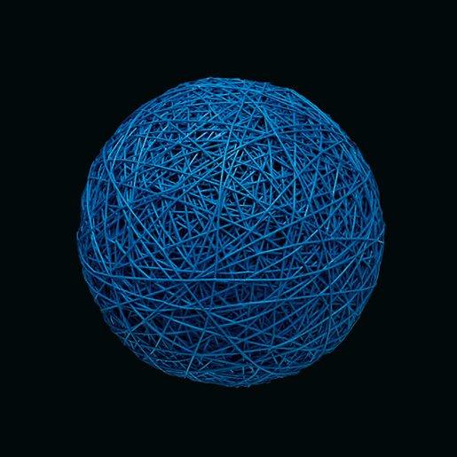 Organic Ball LED DM 17 cm 220-240V 3D 7W blau