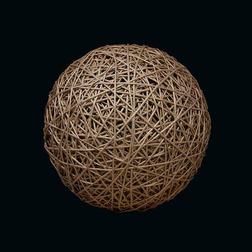 Organic Ball LED DM 17 cm 220-240V 3D 7W gold glänzend