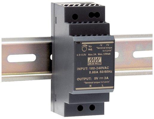 Schaltnetzteil für DIN - Schienenmontage 230 VAC / 12V DC/ 2A kurzschlußfest