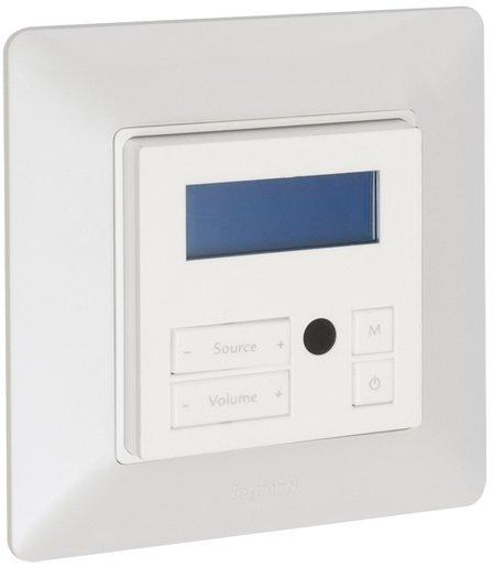 Unterputz-Radio mit Display RDS Valena Life Mandelweiß