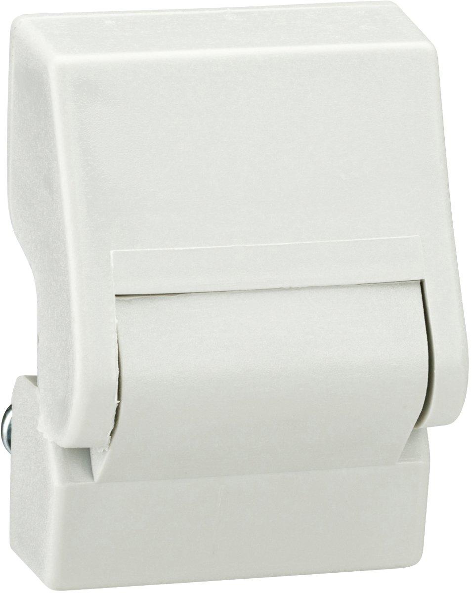 Set mit 2 externen Kunststoffscharnieren für PLS-Gehäuse RAL 7035
