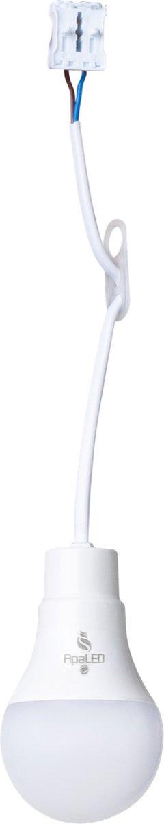 LED Baustellenfassung 9W warmweiß mit 150 mm Anschlusskabel und Steckklemme