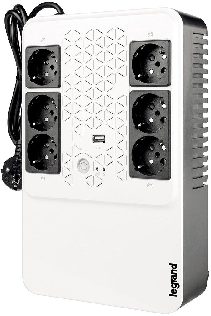 USV-Anlage KEOR Multiplug 600VA 230V 6 SSD inkl. USB Ladegerät