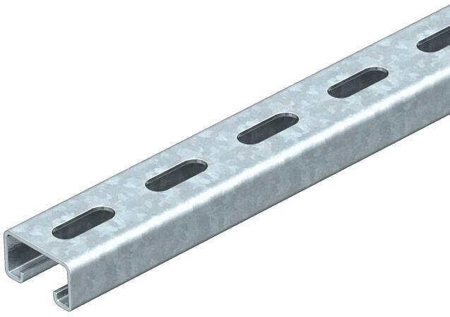 Profilschiene gelocht Schlitzweite 22mm 200x41x21mm St bandverzinkt