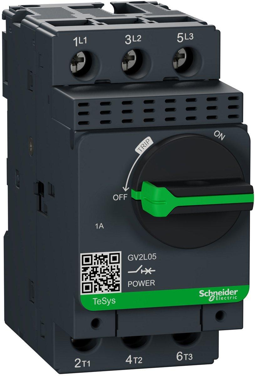 Motorschutzschalter 3p 1A magnetischer Auslöser Drehantrieb