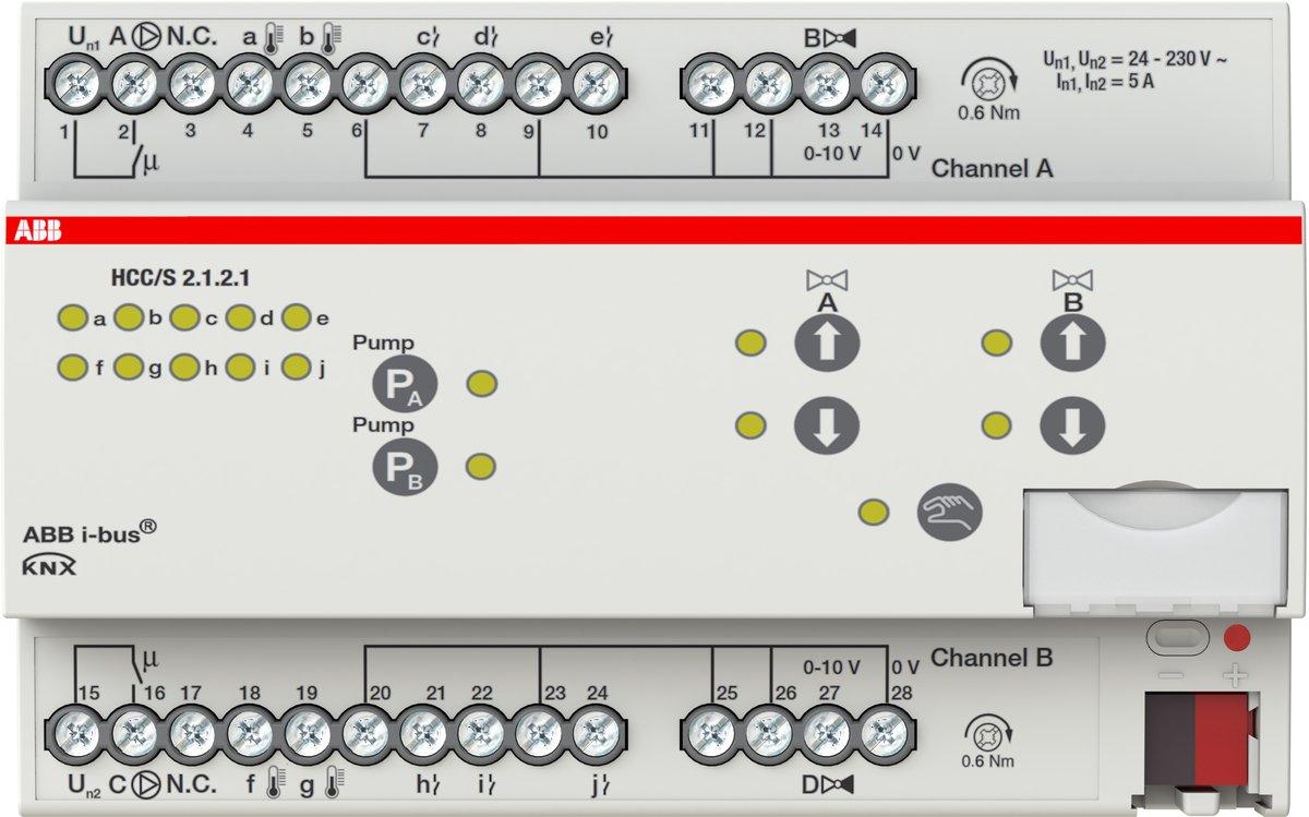 Heiz-Kühl-Controller 2-fach 0-10V
