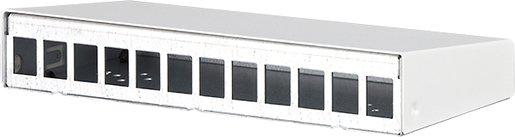 Keystone AP-Gehäuse 12 Port reinweiß unbestückt