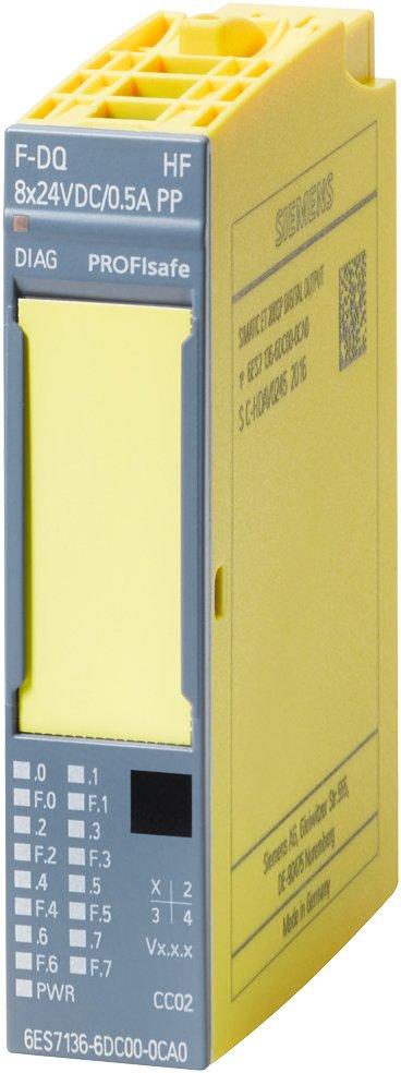 SIMATIC DP Elektronikmodul ET 200SP F-DQ 8X24VDC 0,5A PP 15mm bis PL E