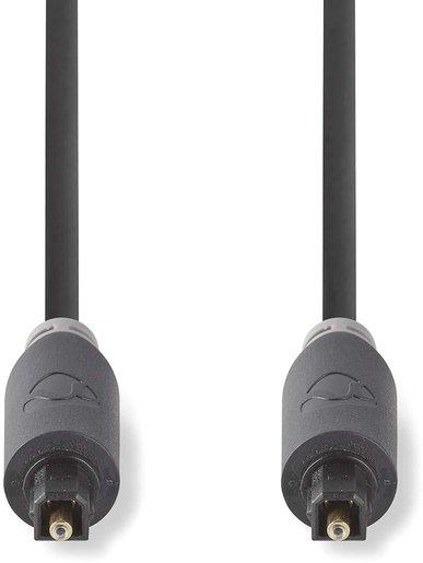 Optisches Audiokabel TosLink Stecker auf Stecker 2 m