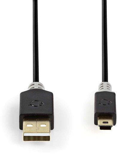 USB Anschlusskabel 2.0 A Stecker - 5-poliger Mini-Stecker 2,0 m