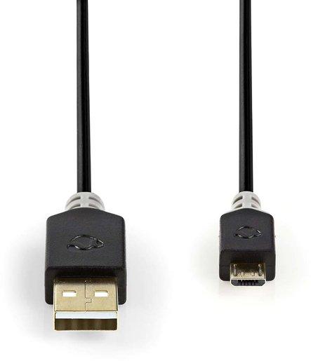 USB Anschlusskabel 2.0 A Stecker - Micro B Stecker 2,0 m