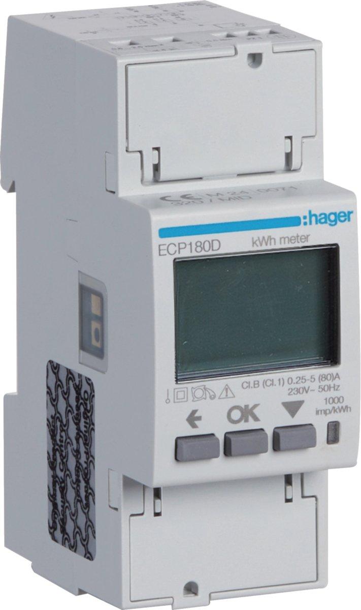 Energiezähler 1phasig direkt 80A S0 MID