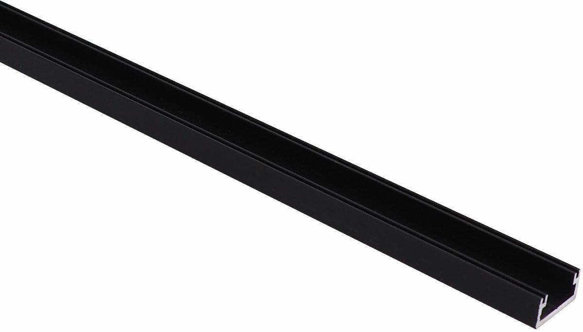 LED Profil MILANO Aluprofil 2m schwarz
