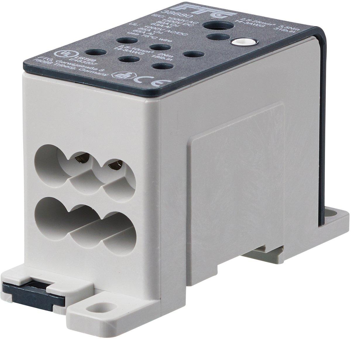 Alu Kompaktverteiler PDB+ 1-polig 85A/65A CU/AL